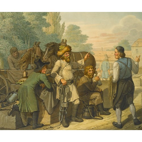 Tending to the Horses